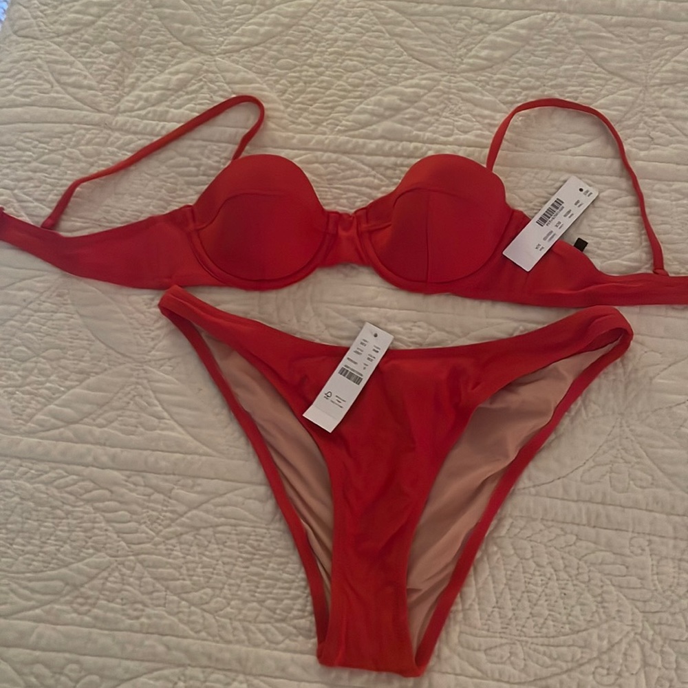 Red Jcrew Bikini